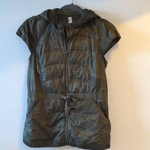 Spring Fling Puffy Vest Camo Fatigue Green